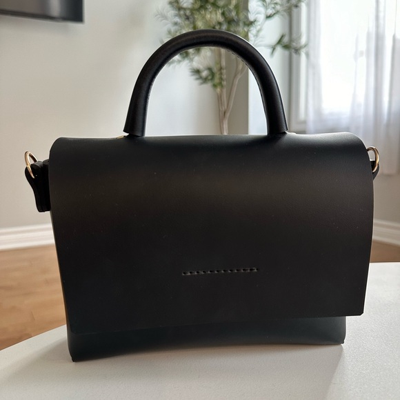 Przywara Strzałka Gold Baby Leather Black Bag - Picture 3 of 8